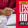 THIRD TERM COMPLETE LESSON NOTES FOR JSS 1, 2 AND 3